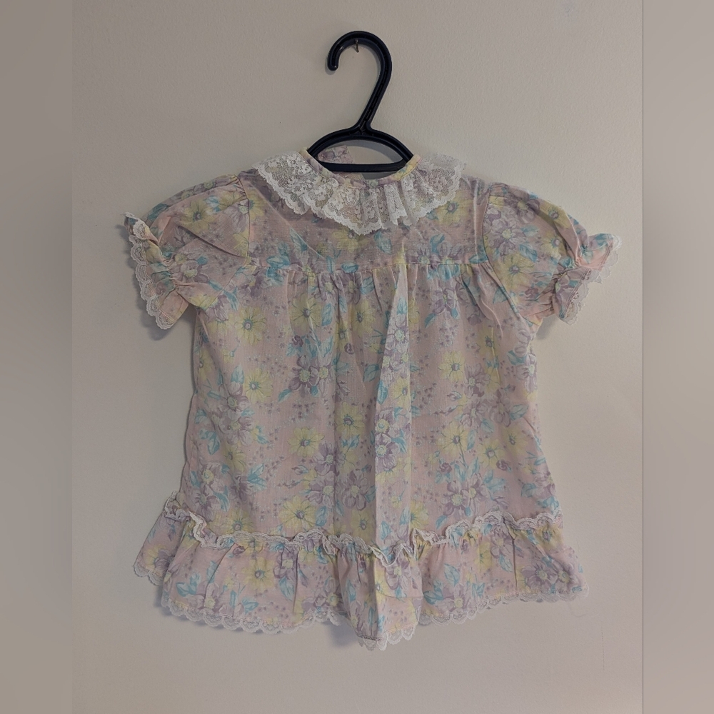 Vintage Floral Baby Dress